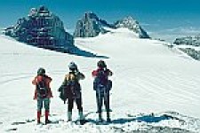 obertraun winter dachstein gletscher tourengeher 150x100
